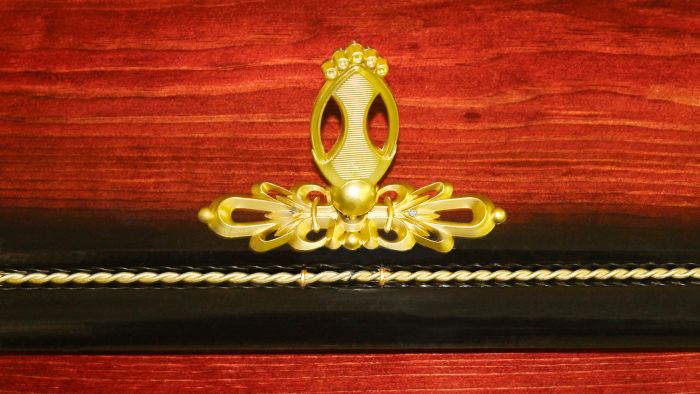 Гроб Стандарт Б-6 Темный шестигранный